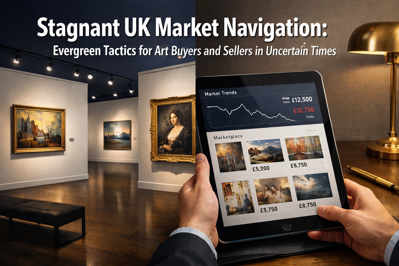 Stagnant UK Art Market Navigation: Evergreen Tactics for Art Buyers and Sellers in Uncertain Times 1 Stagnant UK Market Navigation: Evergreen Tactics for Art Buyers and Sellers in Uncertain Times